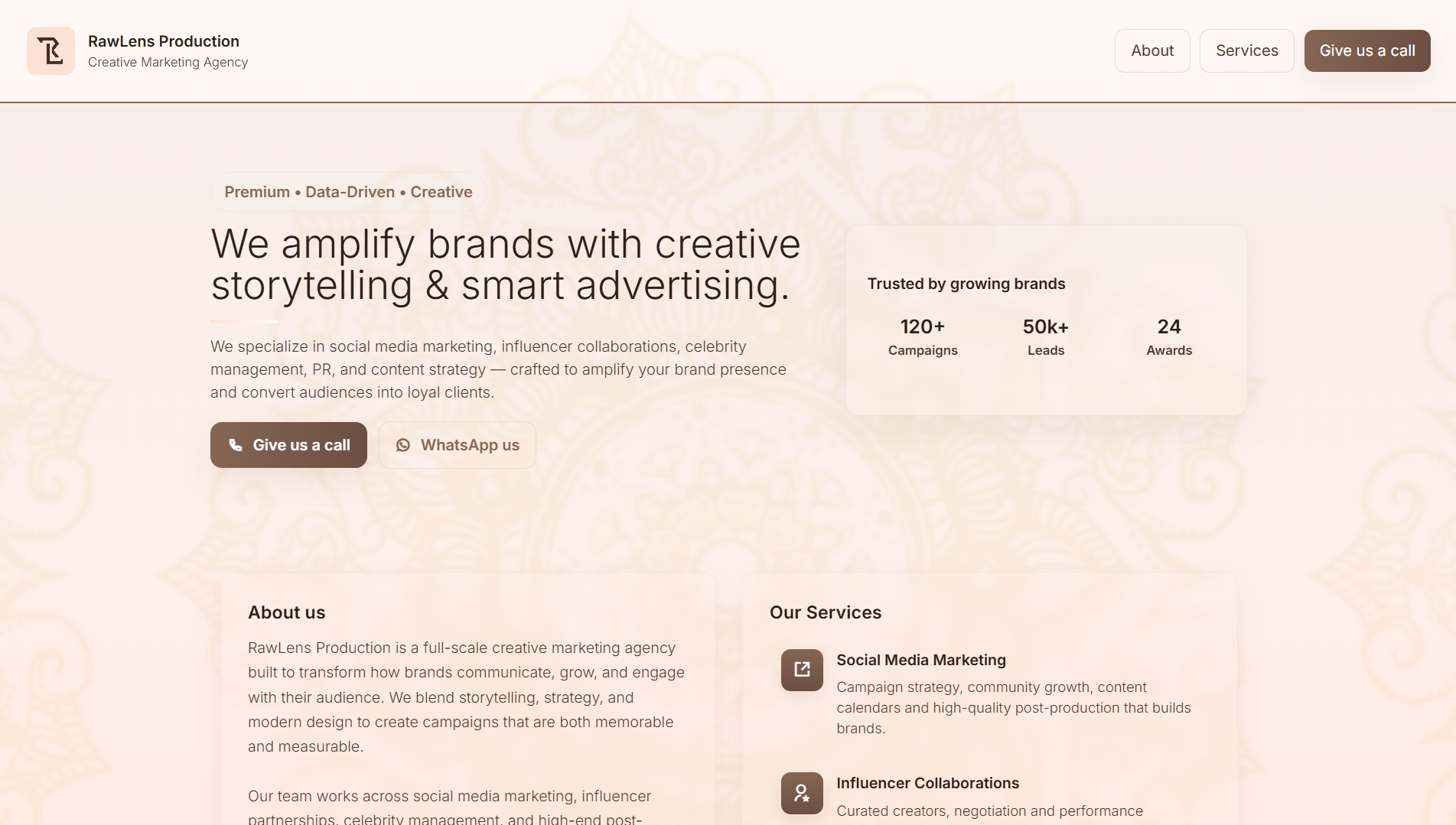 Digital Marketing Agency Platform screenshot